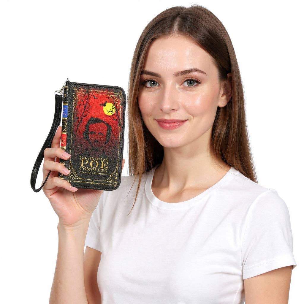 Edgar Allan Poe Book Wallet | Gothic Literary Gift