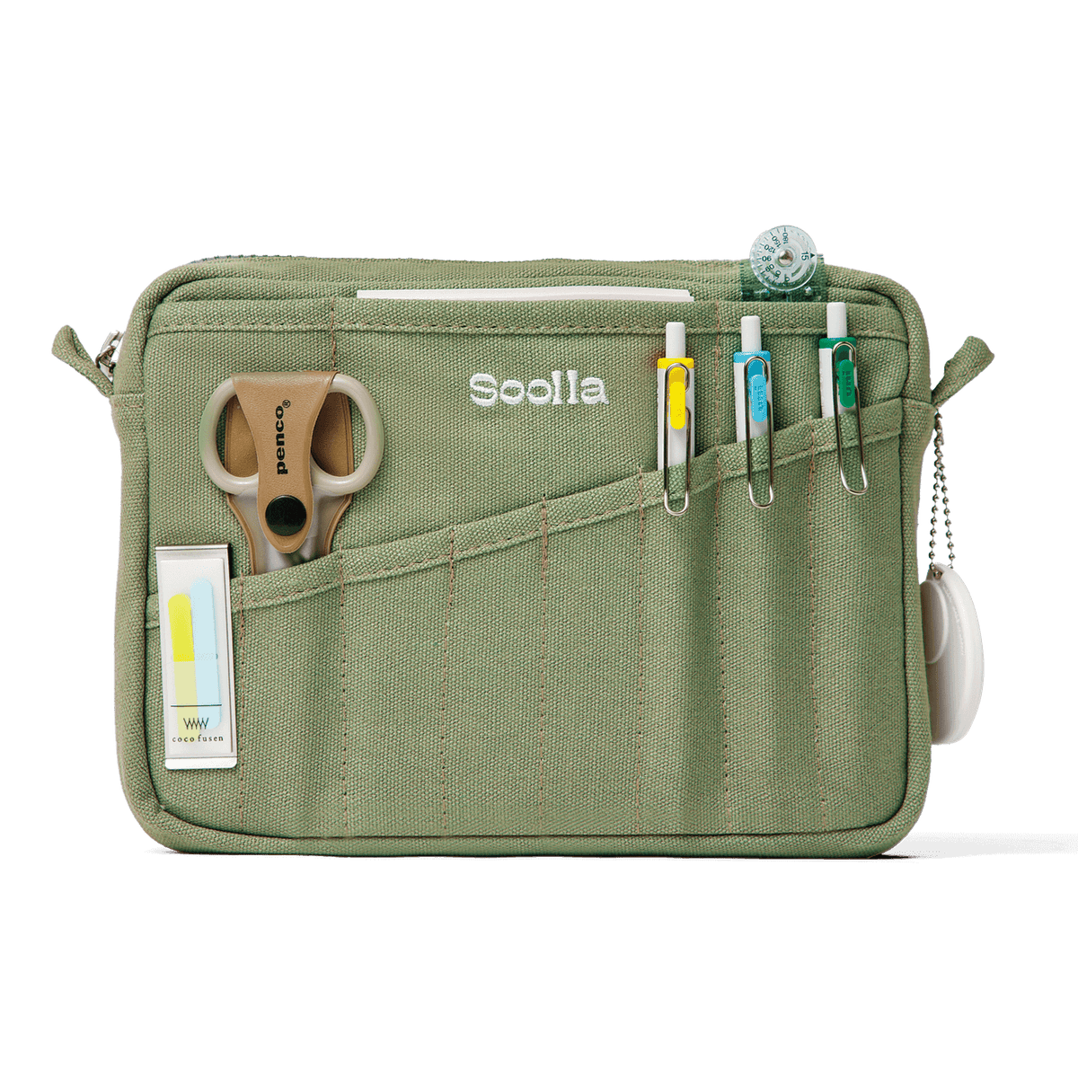 Soolla® Studio Pouch, Sangria | Artist & Stationery Organizer