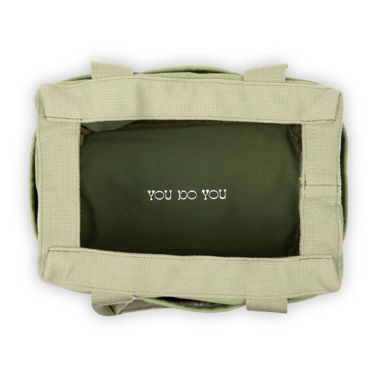 Green pouch with &