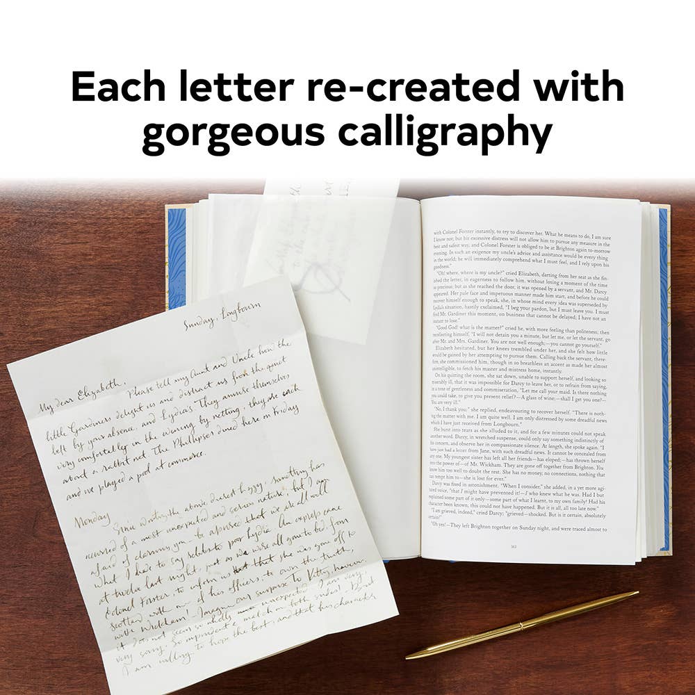 Pride and Prejudice by Jane Austen | Deluxe Edition with 19 Removable Letters