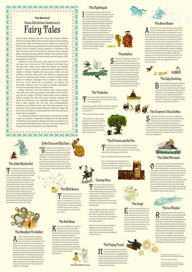 The World of Hans Christian Andersen 1000 Piece Puzzle | Fairytale Literary Jigsaw