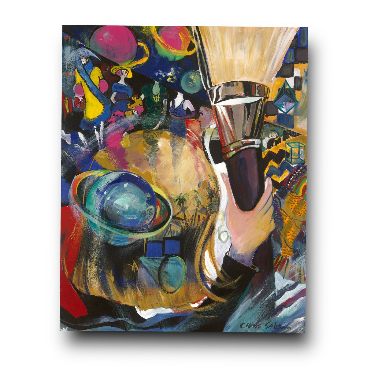 THE PAINTER - Inspirational Artist Giclée Print | Abstract Color Portrait for Creatives & Art Collectors