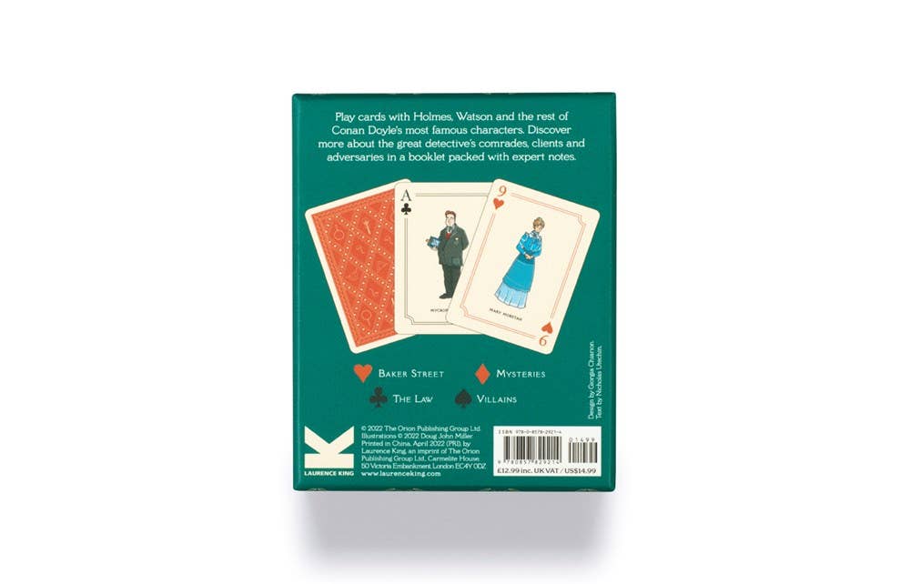 Sherlock Holmes Playing Cards | 54-Card Literary Character Deck