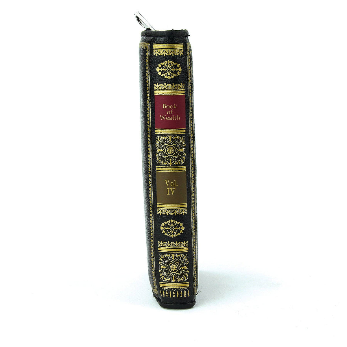Vintage Book of Wealth Wallet | Antique Book Literary Gift