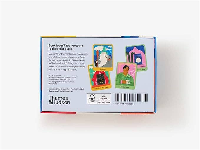 At the Bookshop | Literary Book & Character Memory Matching Game