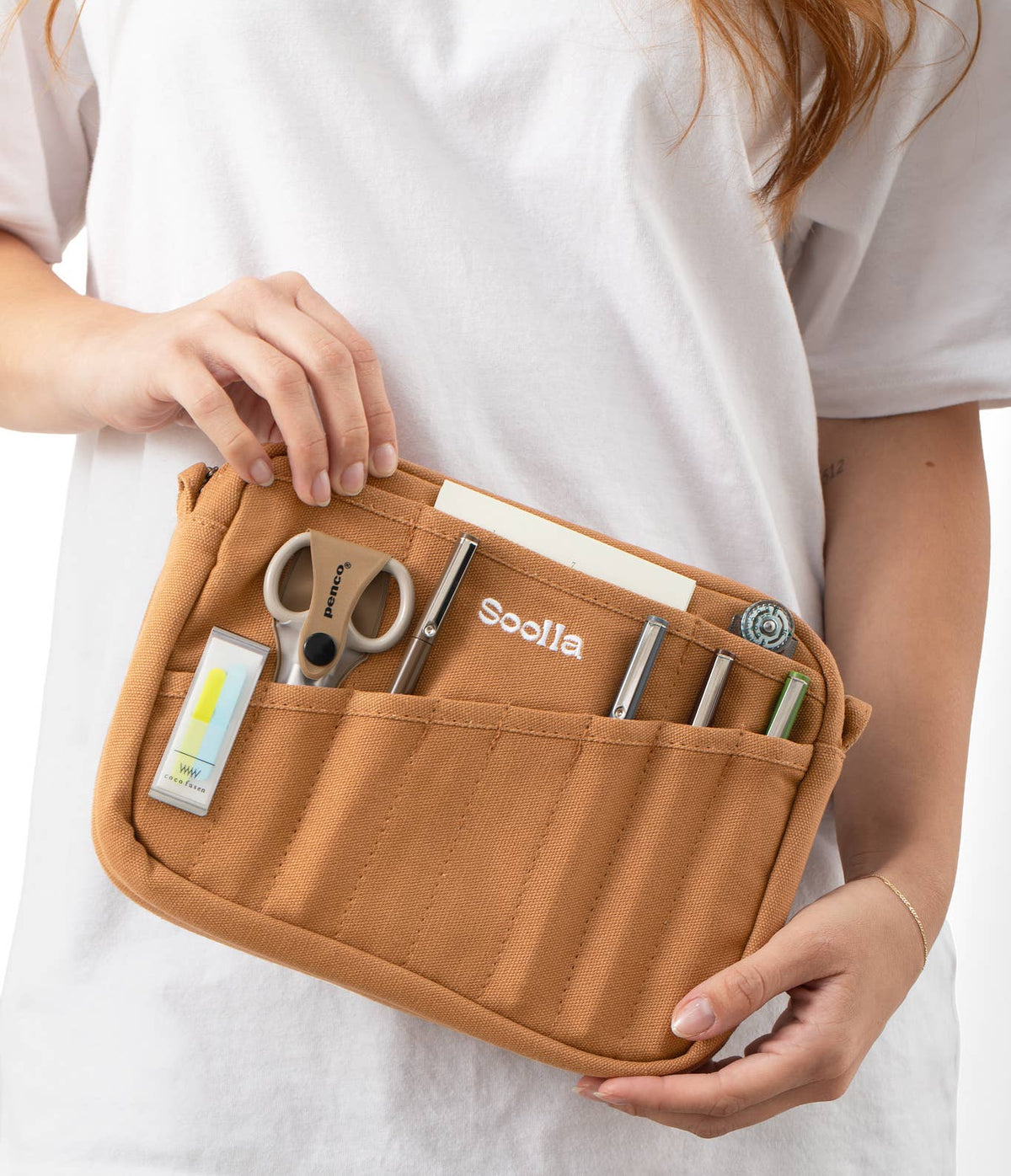 Soolla® Studio Pouch, Good Earth | Artist & Stationery Organizer