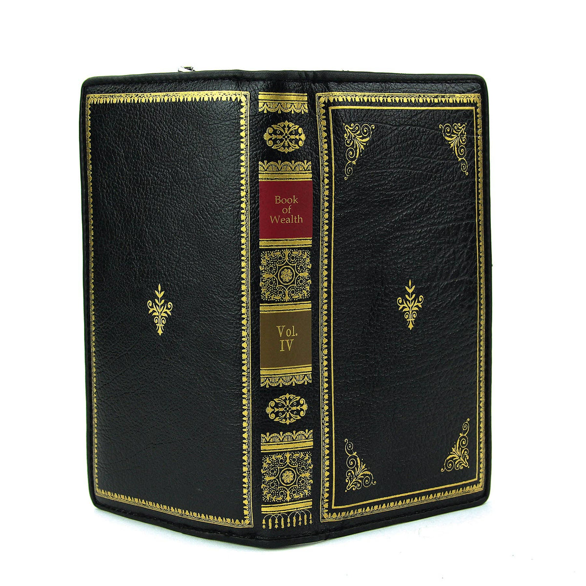 Vintage Book of Wealth Wallet | Antique Book Literary Gift