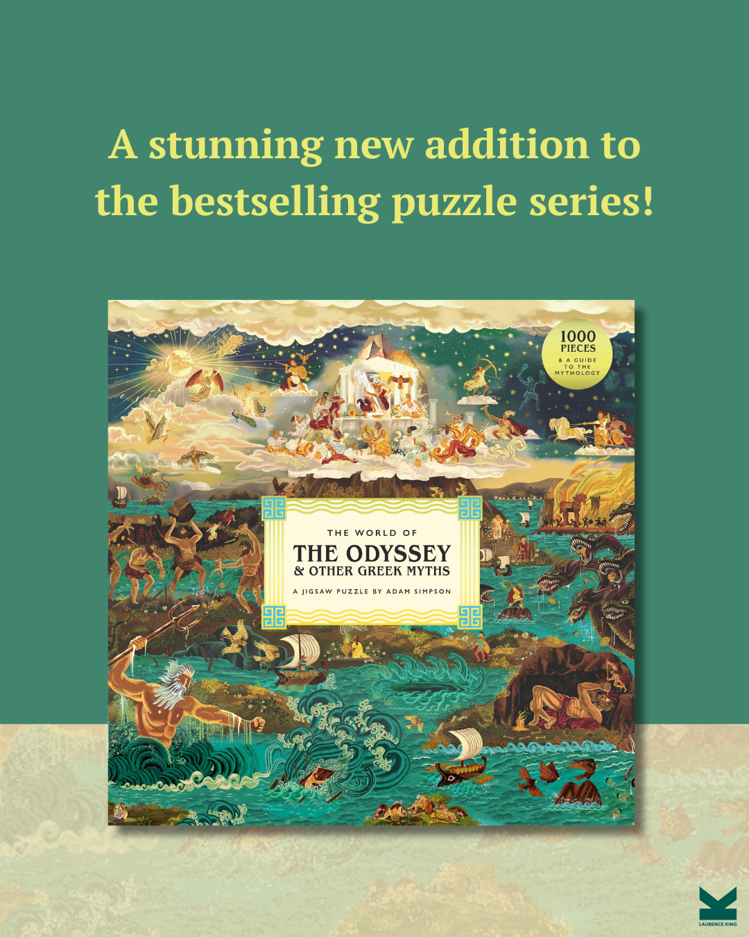 The World of The Odyssey 1000 Piece Puzzle | Homer Greek Mythology Literary Jigsaw