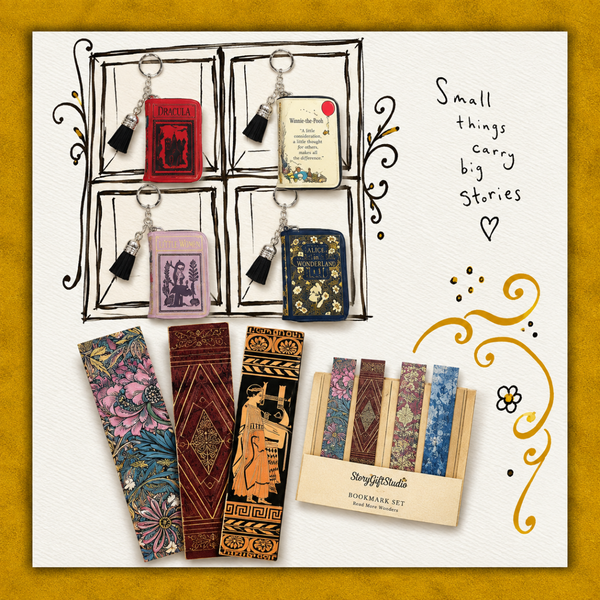 Bookmarks &amp; Book Charms