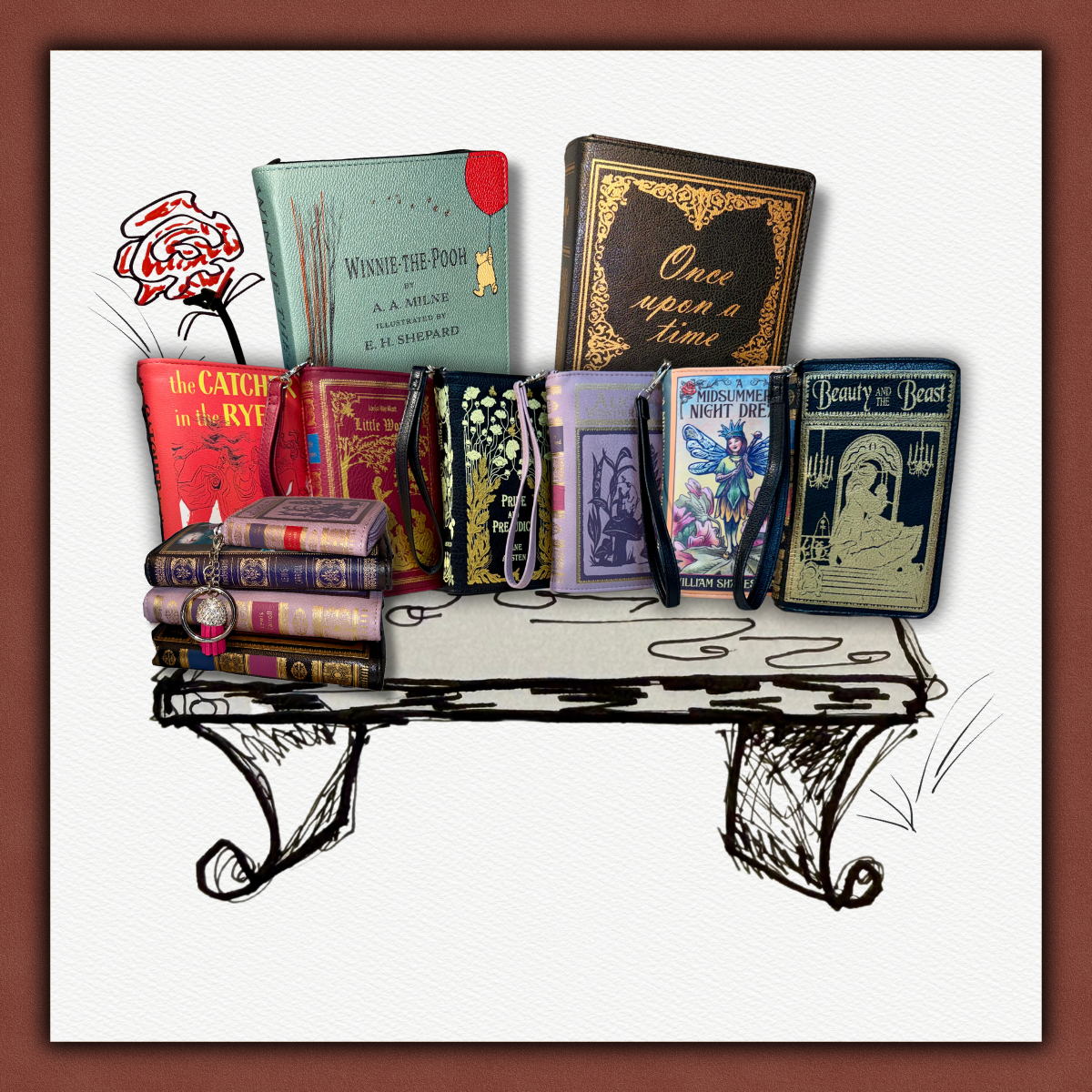 Book Wallets &amp; Clutches