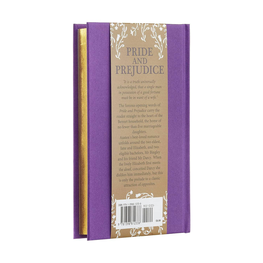 Purple book with &