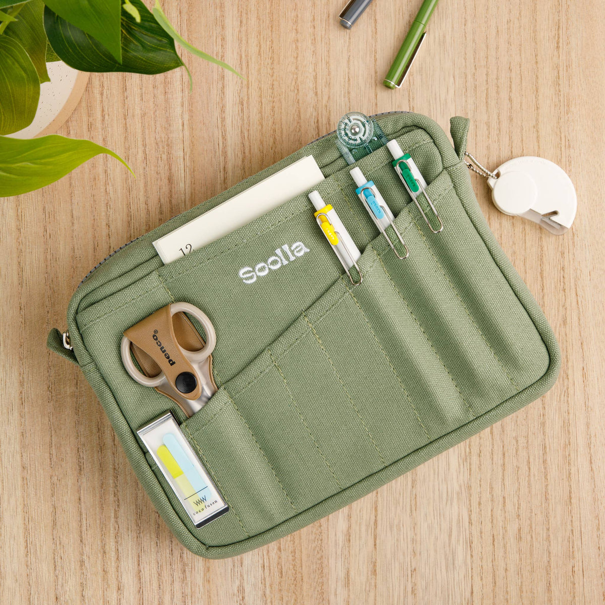 Soolla® Studio Pouch, Blackout | Artist &amp; Stationery Organizer