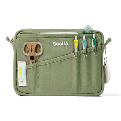 Soolla® Studio Pouch, Cinnamon | Artist &amp; Stationery Organizer