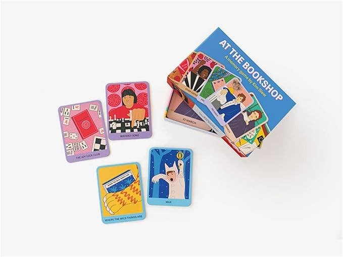 At the Bookshop | Literary Book &amp; Character Memory Matching Game