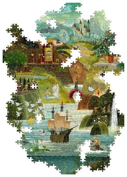 The World of Hans Christian Andersen 1000 Piece Puzzle | Fairytale Literary Jigsaw