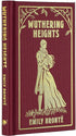 Wuthering Heights by Emily Brontë, Arcturus Ornate Classics compact hardcover with gold foil embossed cover and gilded page edges.