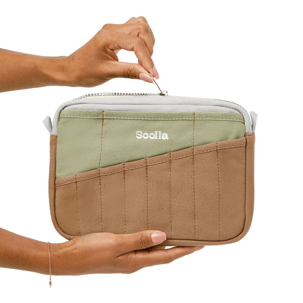 Soolla® Studio Pouch, Cinnamon | Artist &amp; Stationery Organizer
