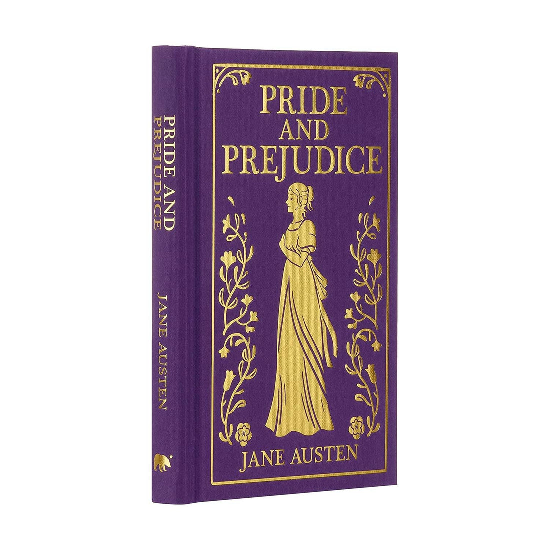 Pride and Prejudice by Jane Austen, Arcturus Ornate Classics 2025 pocket-sized hardcover edition featuring silver foil embossed cover artwork and gilded page edges.