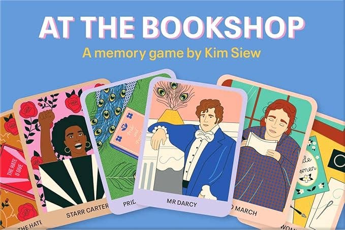 At the Bookshop | Literary Book &amp; Character Memory Matching Game