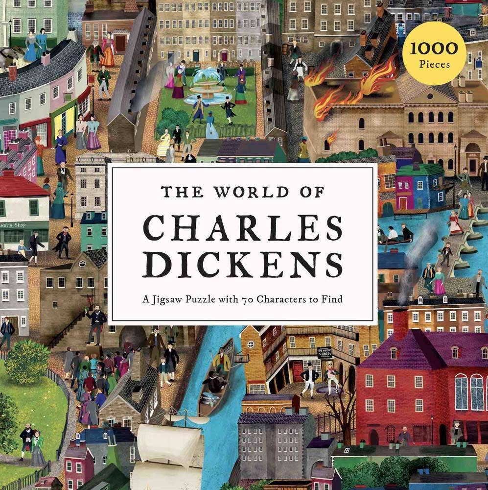 The World of Charles Dickens 1000 Piece Puzzle | Classic Literary Jigsaw