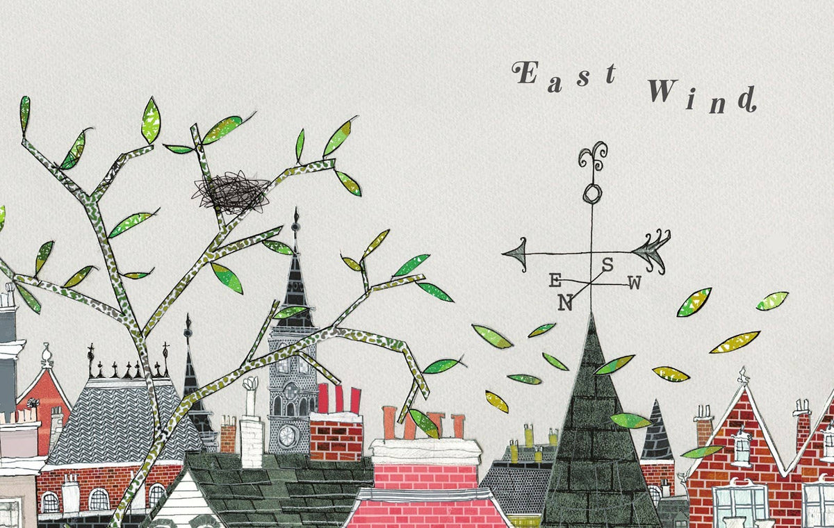Open illustrated spread from Mary Poppins Gift Edition featuring Lauren Child&
