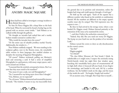 Sherlock Holmes Puzzle Book &amp; 50-Card Mystery Deck | Logic &amp; Deduction Game