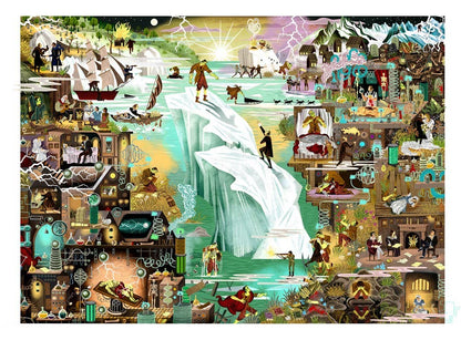 The World of Frankenstein 1000 Piece Puzzle | Mary Shelley Gothic Literary Jigsaw
