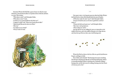 Interior sample pages of A. A. Milne&