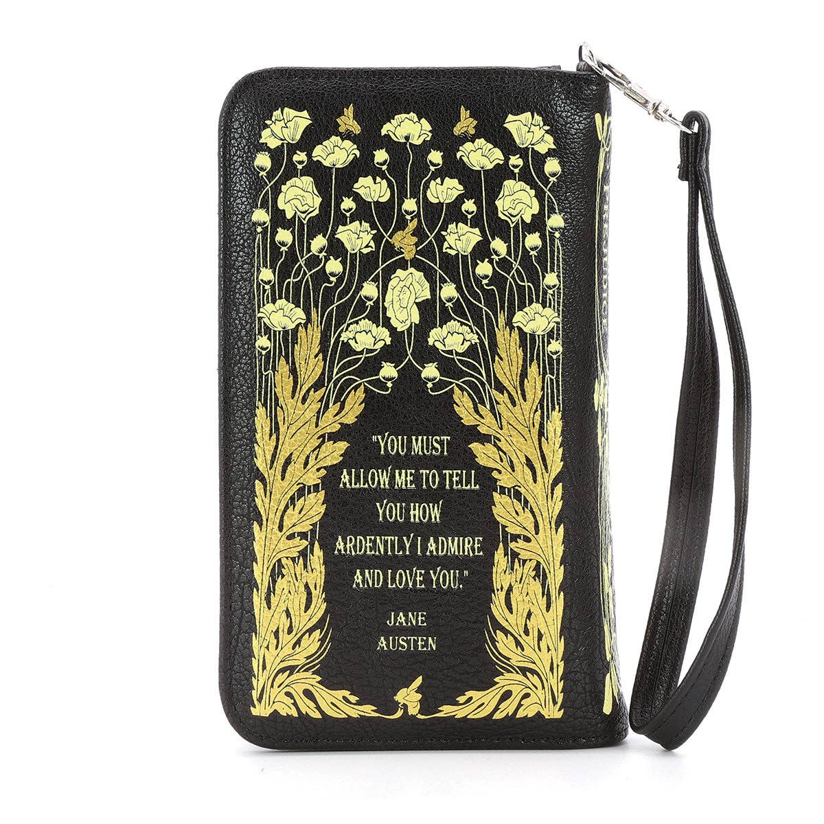 Pride &amp; Prejudice Floral Book Wallet | Jane Austen Gift