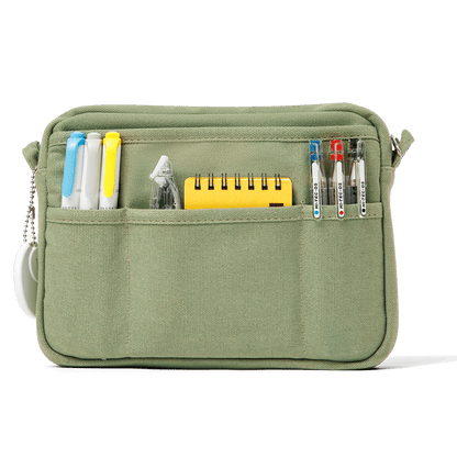 Soolla® Studio Pouch, Deep Forest Green | Artist &amp; Stationery Organizer