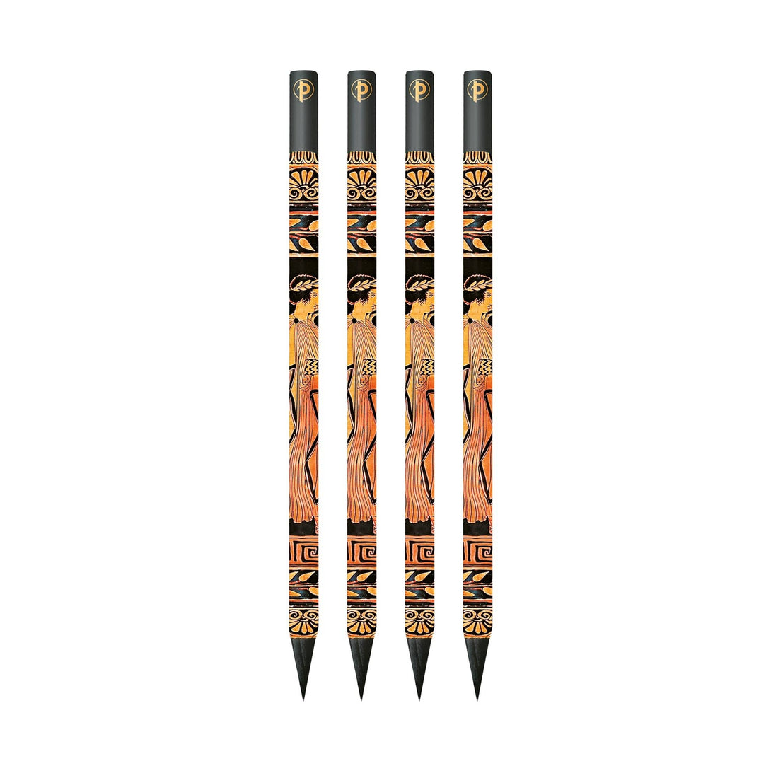 Paperblanks Gathering of Deities Pencil Set | Greek Mythology | 4 Pack