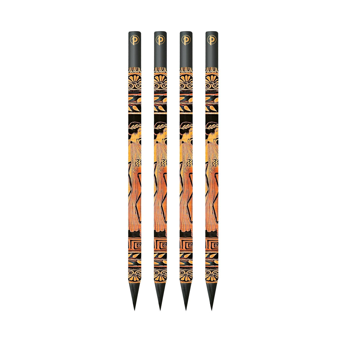 Paperblanks Gathering of Deities Pencil Set | Greek Mythology | 4 Pack