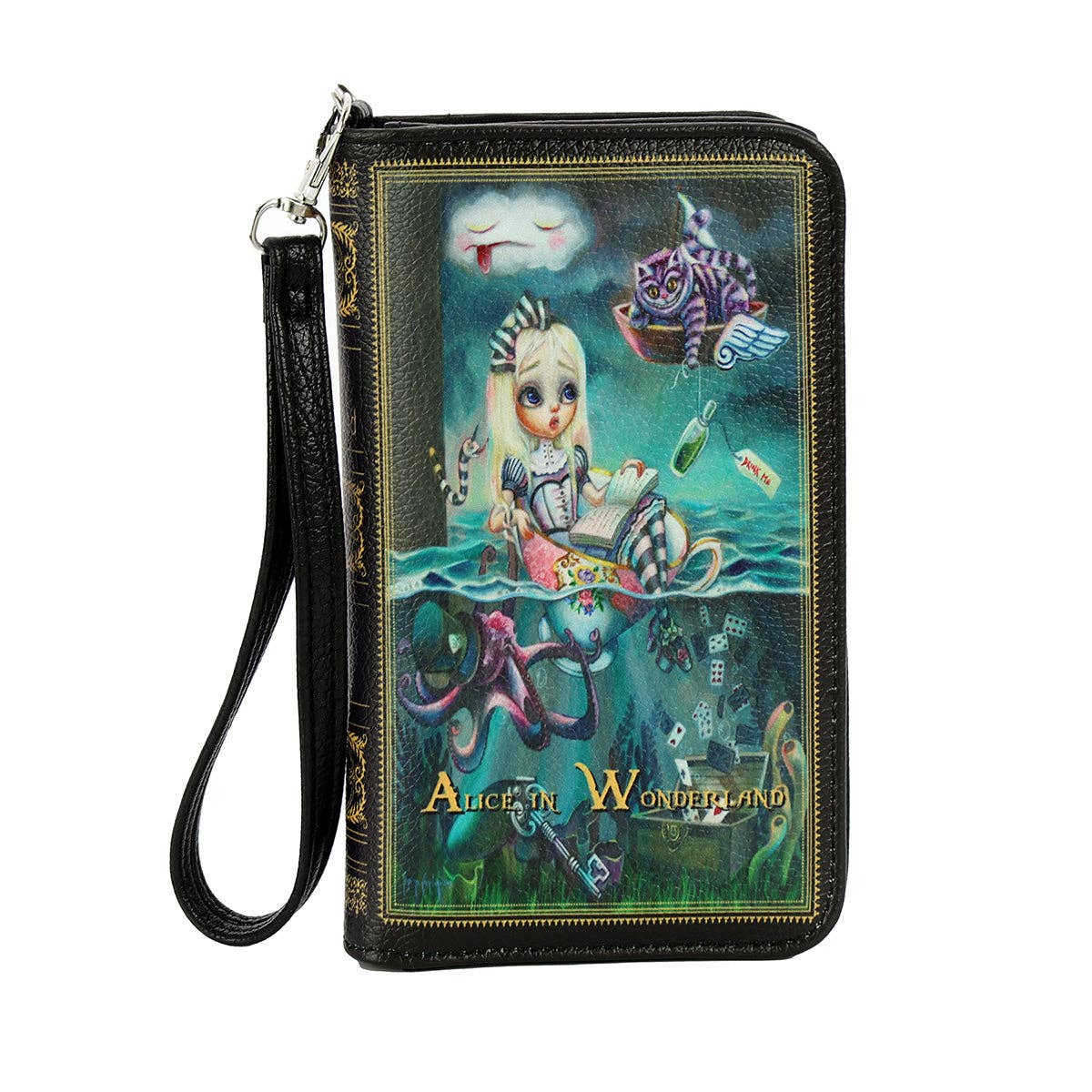 Alice in Wonderland Anime Book Wallet | Literary Gift