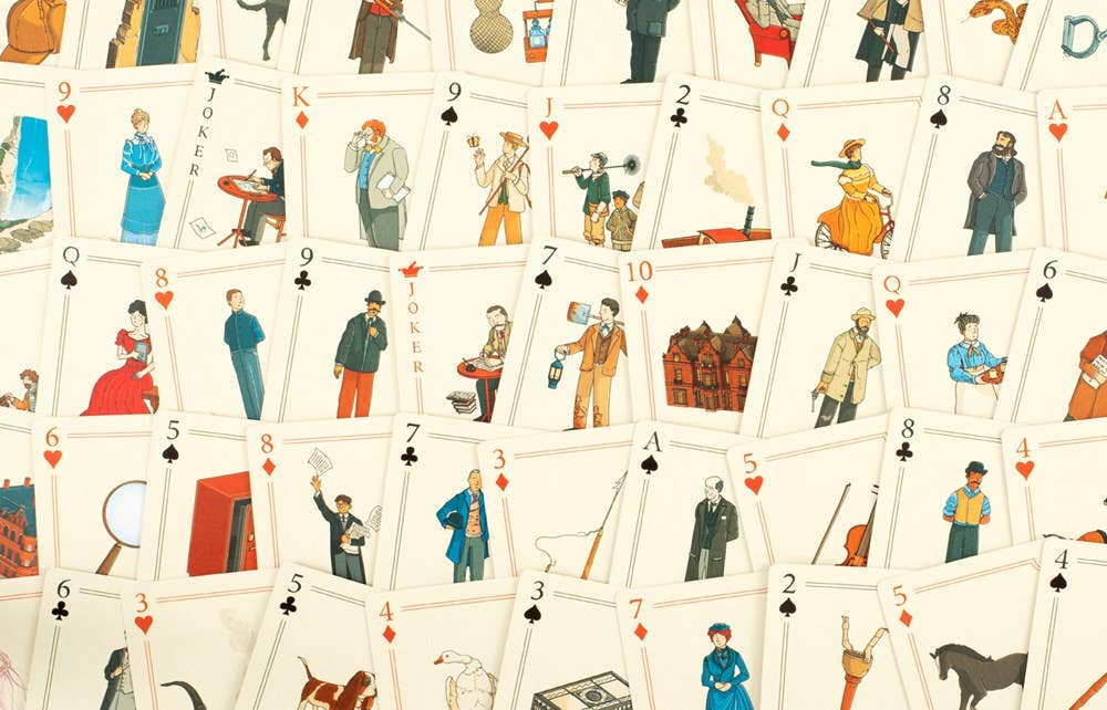 Sherlock Holmes Playing Cards | 54-Card Literary Character Deck