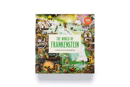 The World of Frankenstein 1000 Piece Puzzle | Mary Shelley Gothic Literary Jigsaw