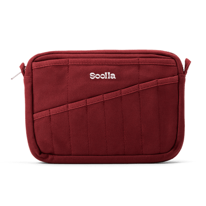 Soolla® Studio Pouch, Sangria | Artist &amp; Stationery Organizer