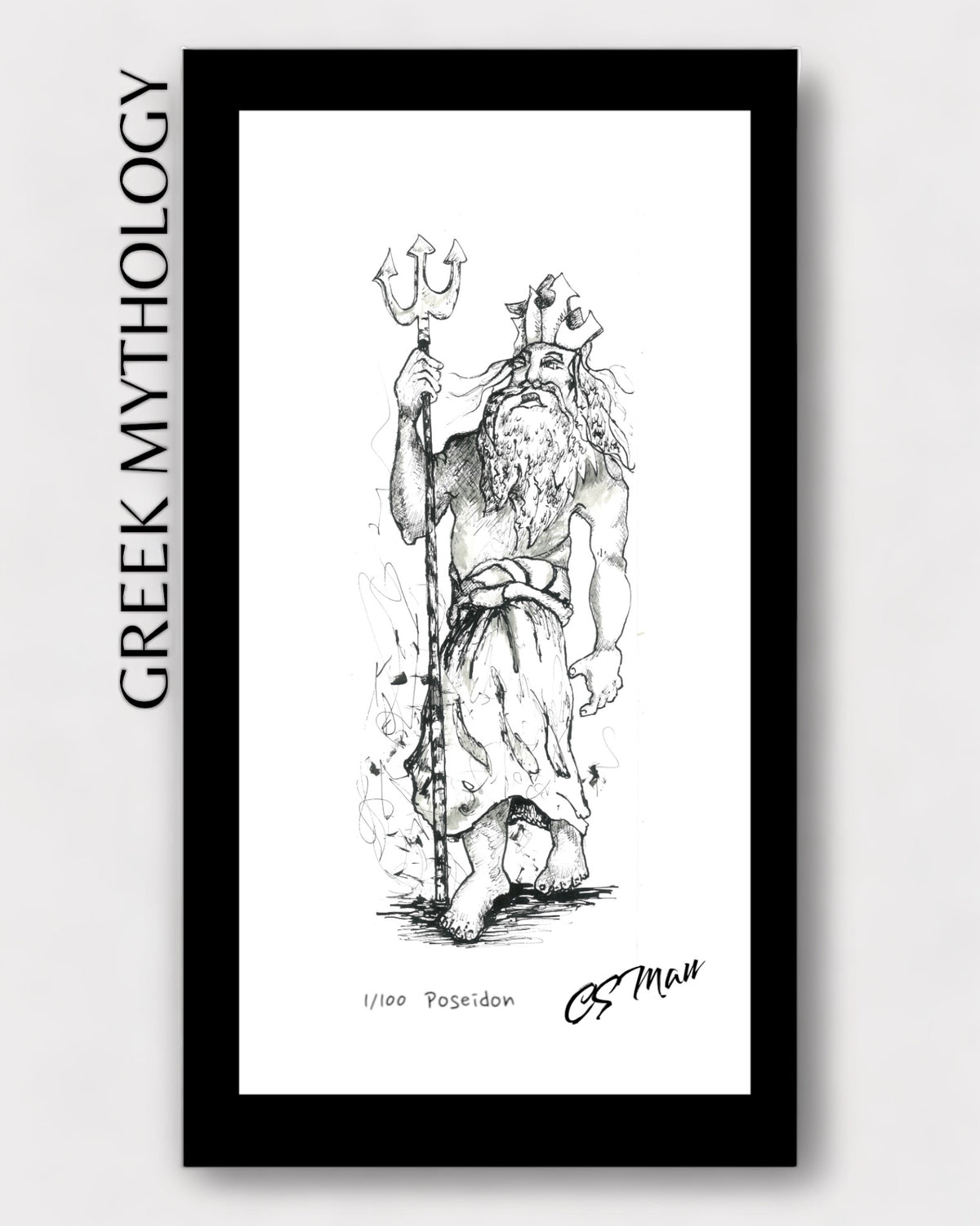 POSEIDON Pen &amp; Ink