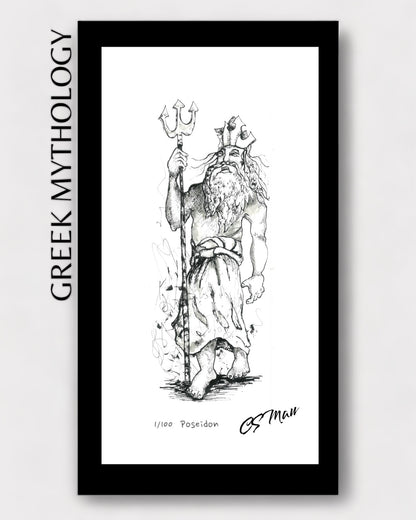 POSEIDON Pen &amp; Ink