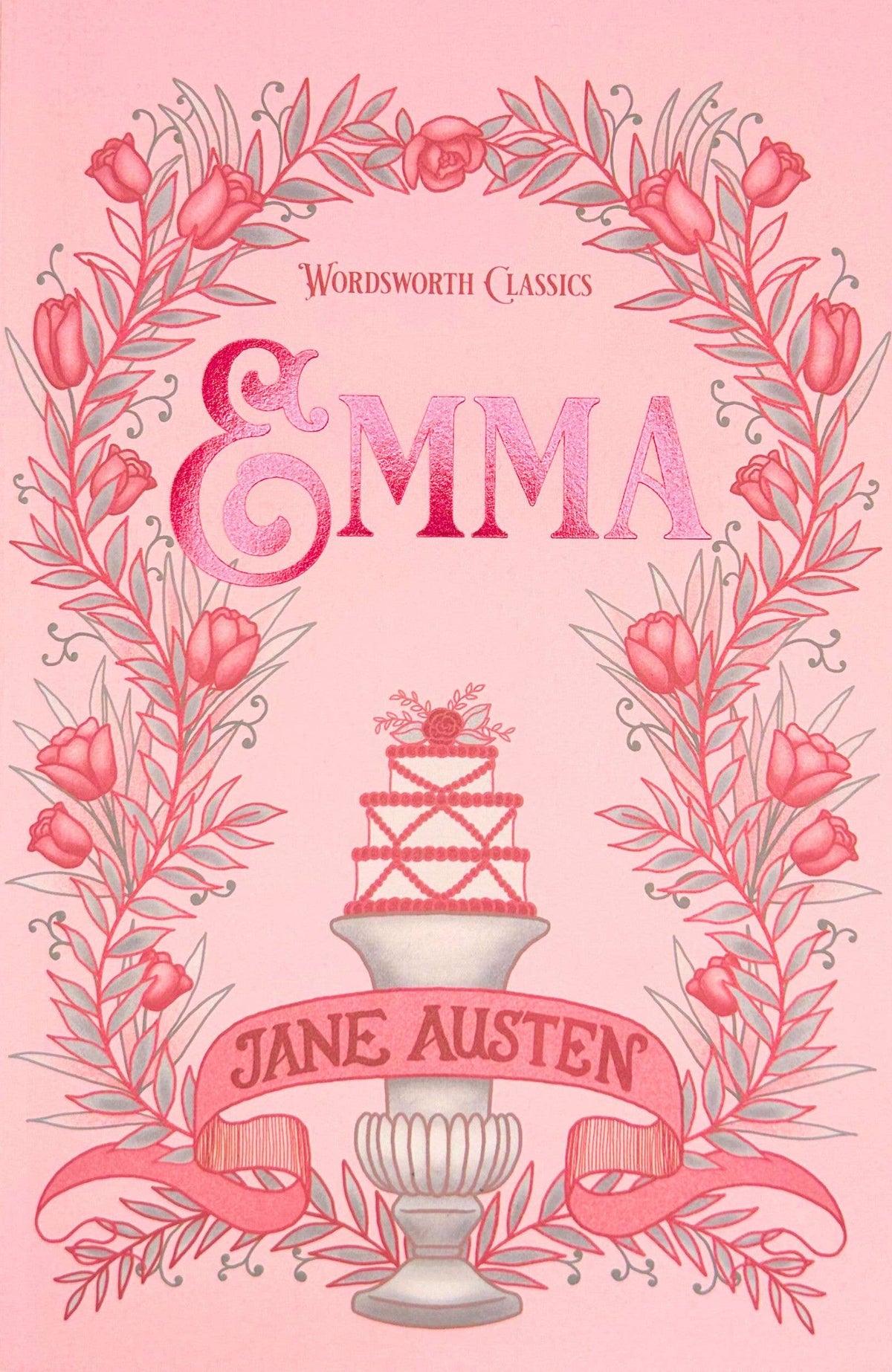 Emma by Jane Austen, Wordsworth Classics paperback edition of the beloved English novel about Emma Woodhouse, matchmaking, and mistaken first impressions.