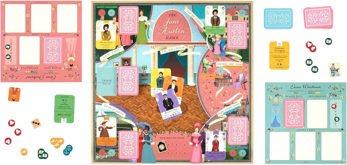 The Jane Austen Game | Literary Courtship Board Game
