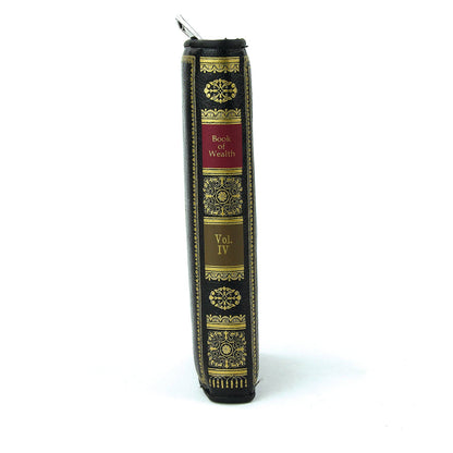 Vintage Book of Wealth Wallet | Antique Book Literary Gift