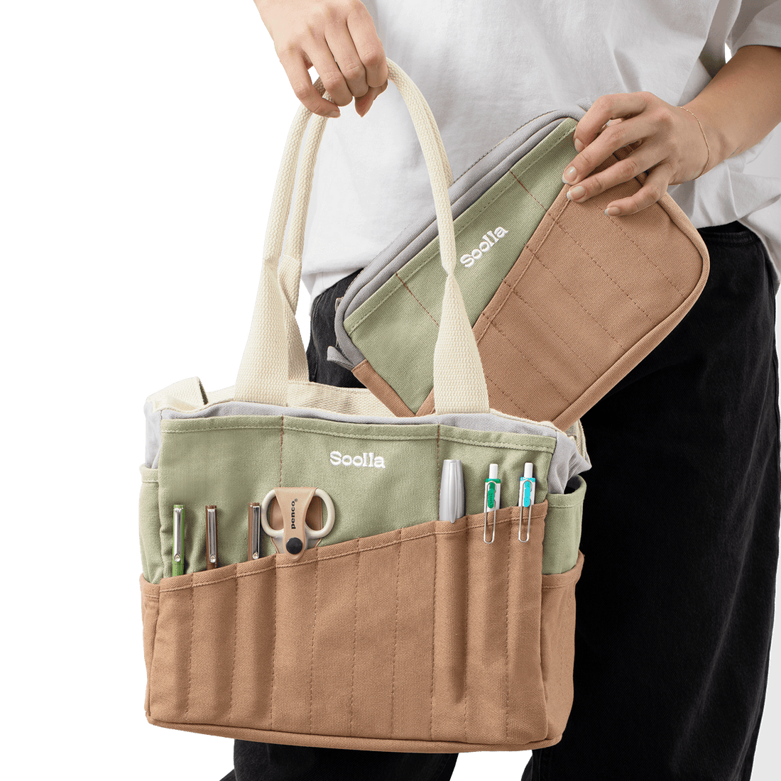 Soolla® Studio Pouch, Good Earth | Artist &amp; Stationery Organizer