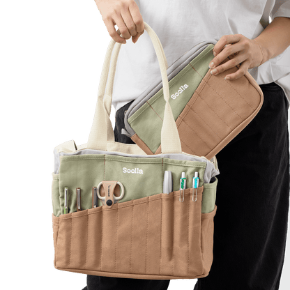 Soolla® Studio Pouch, Good Earth | Artist &amp; Stationery Organizer
