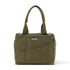 Soolla Studio Bag in Forest Green with 30+ pockets and washable canvas. Organize art supplies, pottery tools, knitting, crochet and creative projects.
