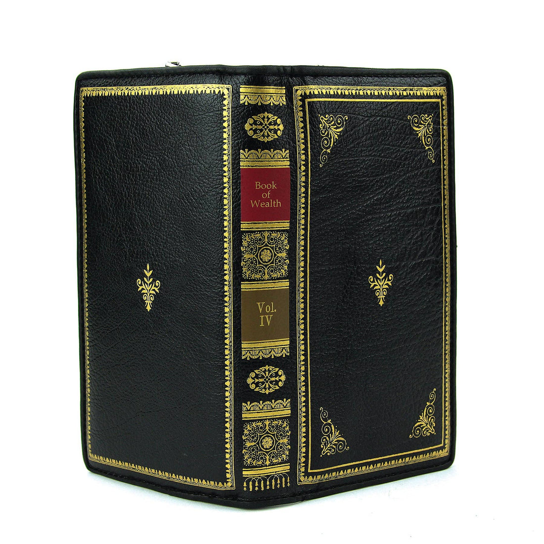 Vintage Book of Wealth Wallet | Antique Book Literary Gift