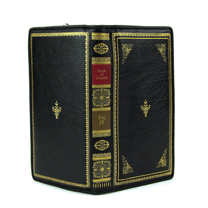 Vintage Book of Wealth Wallet | Antique Book Literary Gift