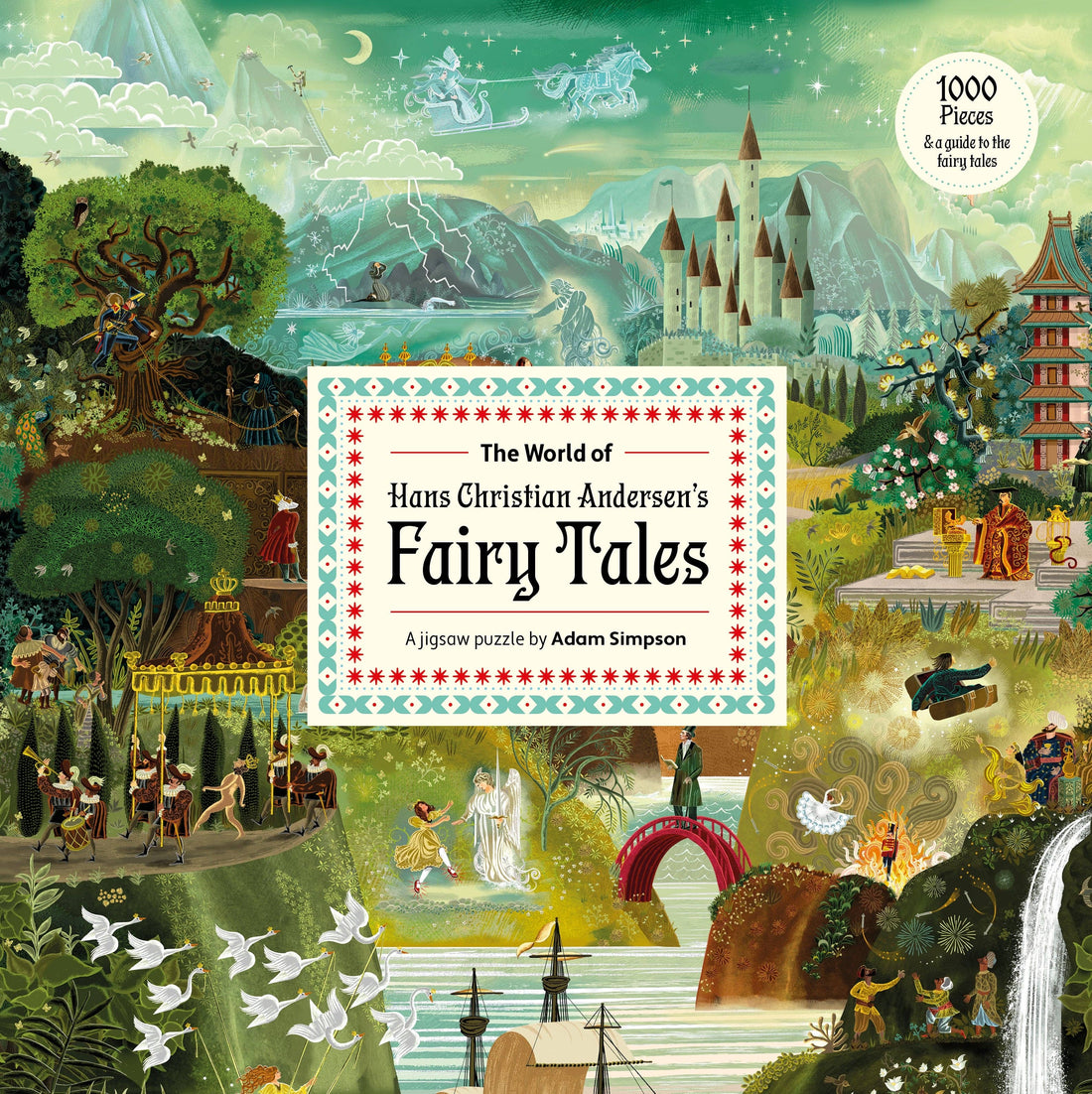 The World of Hans Christian Andersen 1000 Piece Puzzle | Fairytale Literary Jigsaw