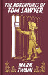 The Adventures of Tom Sawyer by Mark Twain, Arcturus Ornate Classics pocket-sized hardcover featuring gold-embossed cover artwork, gilded page edges, and decorative endpapers.
