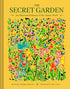 The Secret Garden by Frances Hodgson Burnett, illustrated by Kate Lewis, collectible edition with a bright yellow cover and colorful floral artwork.