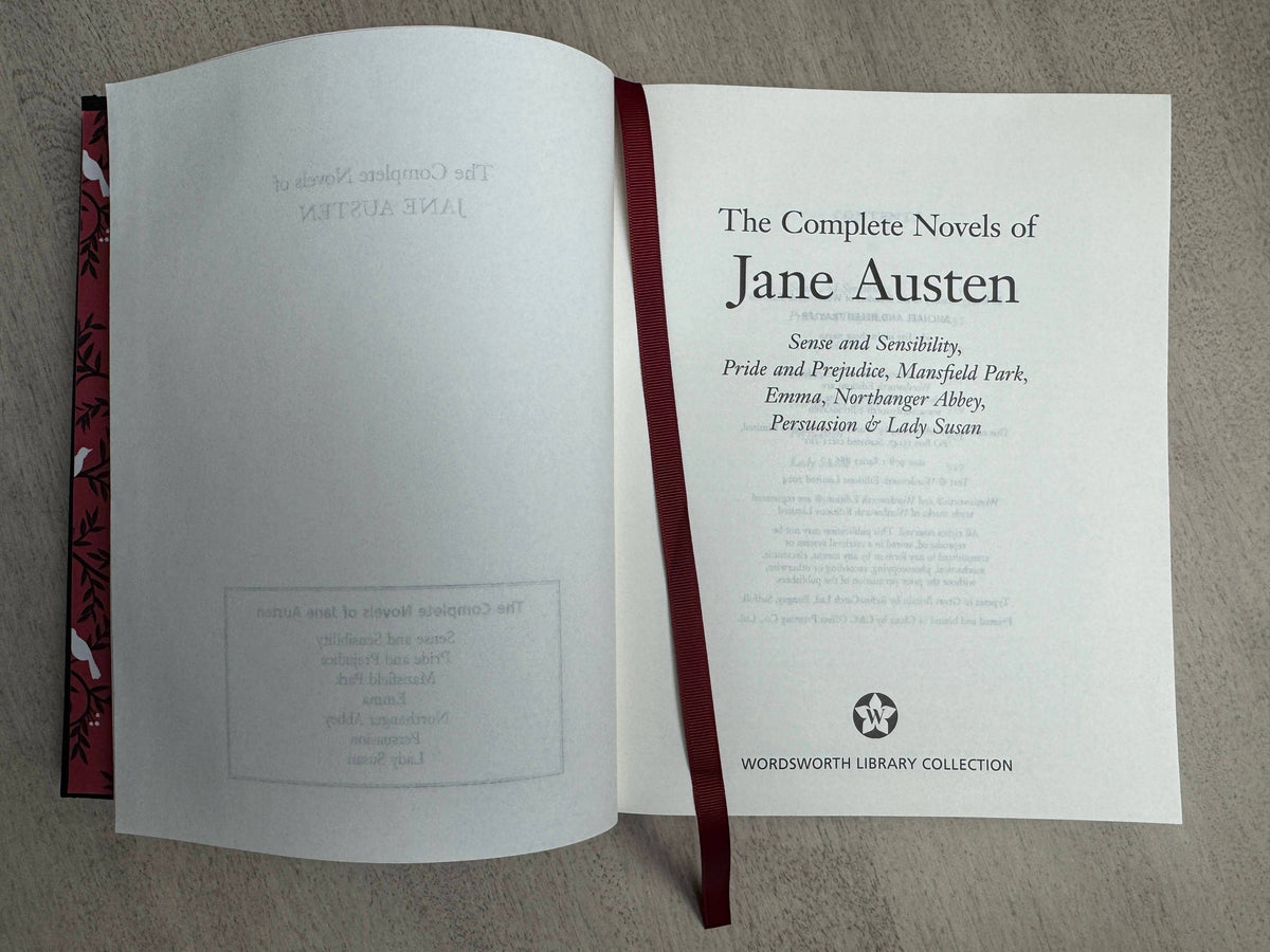 Open book displaying the title page of &